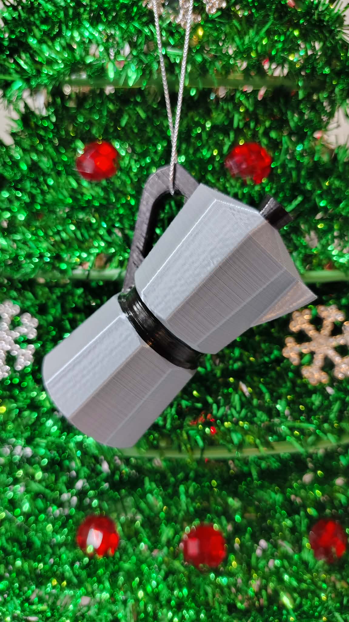 Greca de Café Ornamento Navideño