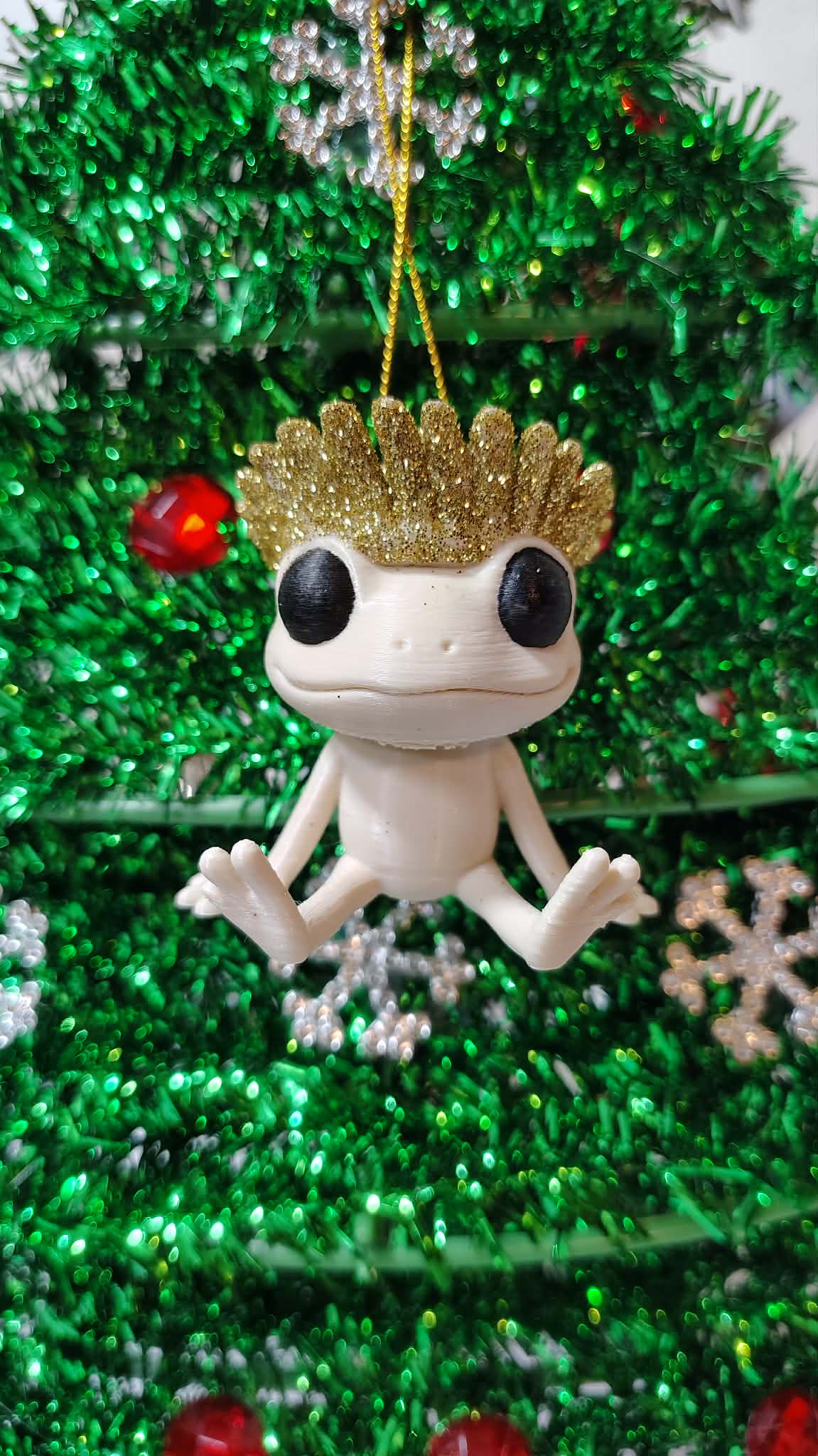 Coqui con Pava Ornamento Navideño