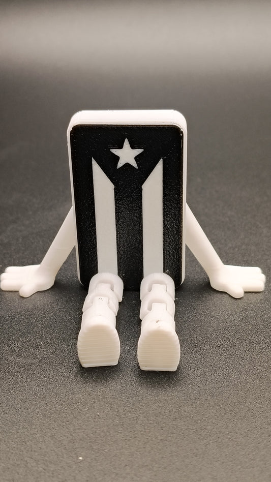 Flexi Resistencia Flag Buddy – Articulated 3D Printed Figure