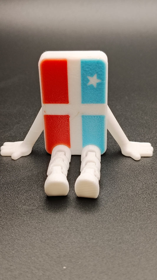 Flexi Lares Flag Buddy – Articulated 3D Printed Figure