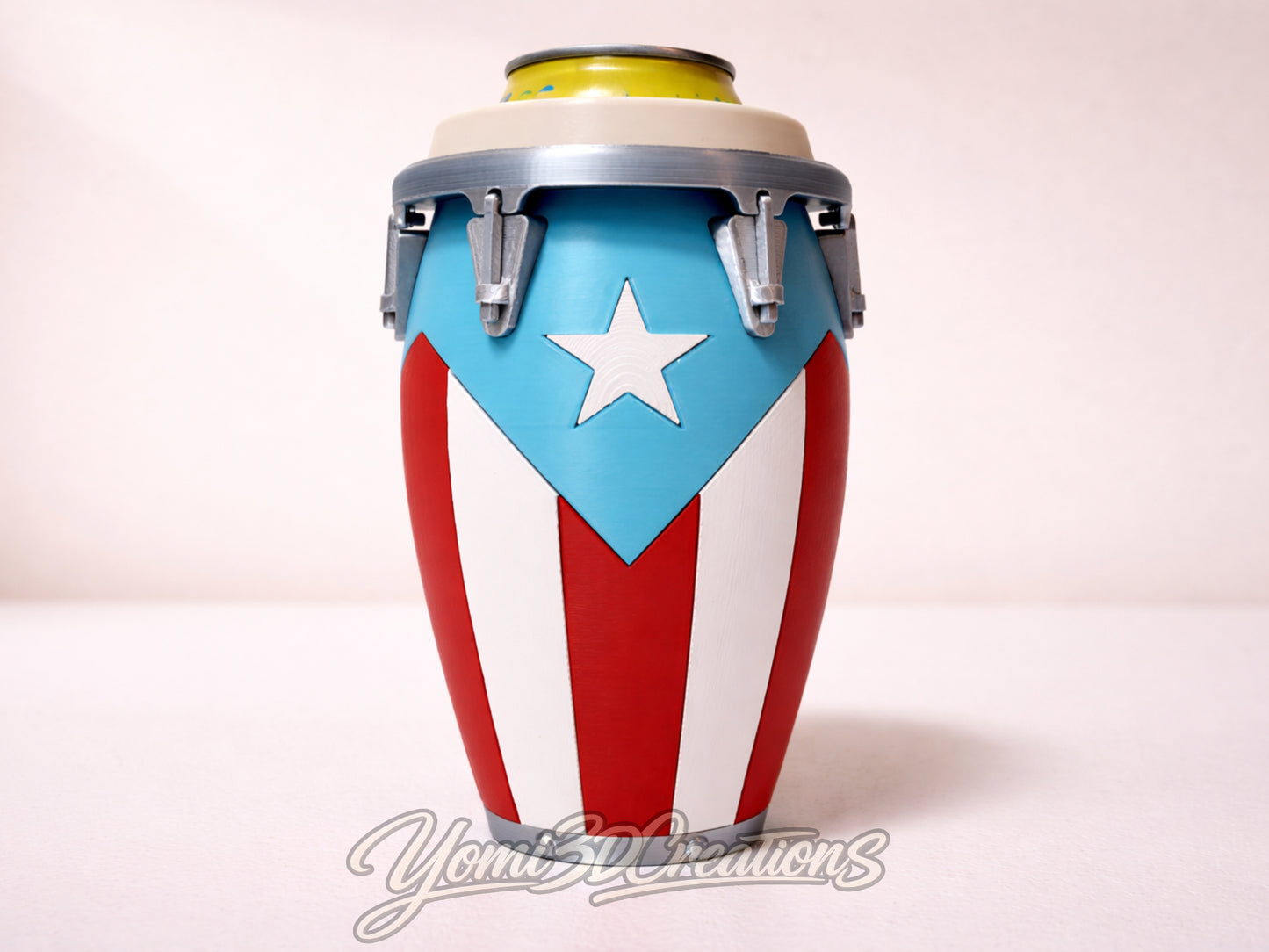 3D Printed Puerto Rican Conga Can Holder 12oz