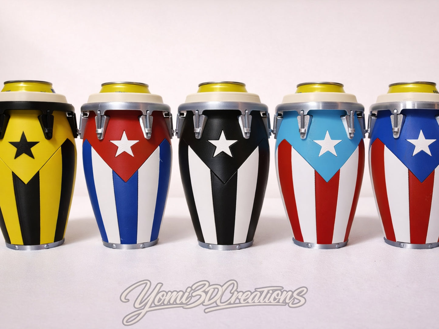 3D Printed Puerto Rican Conga Can Holder 12oz