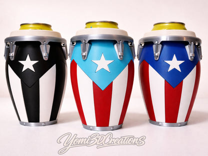 3D Printed Puerto Rican Conga Can Holder 12oz