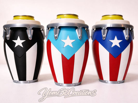 3D Printed Puerto Rican Conga Can Holder 12oz